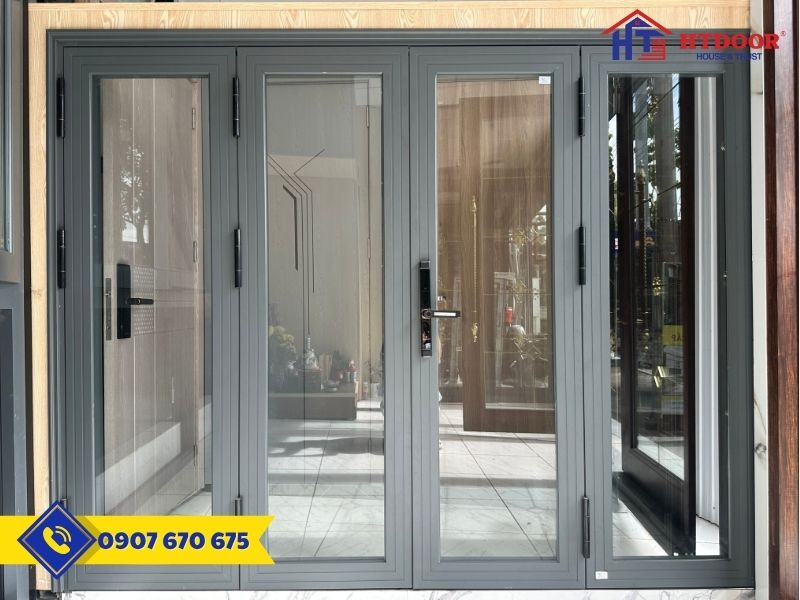 Cửa đi nhôm Xingfa 4 cánh
