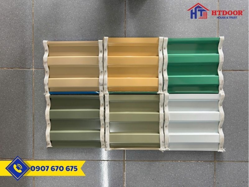 Màu cửa cuốn Úc tấm liền - HTDoor