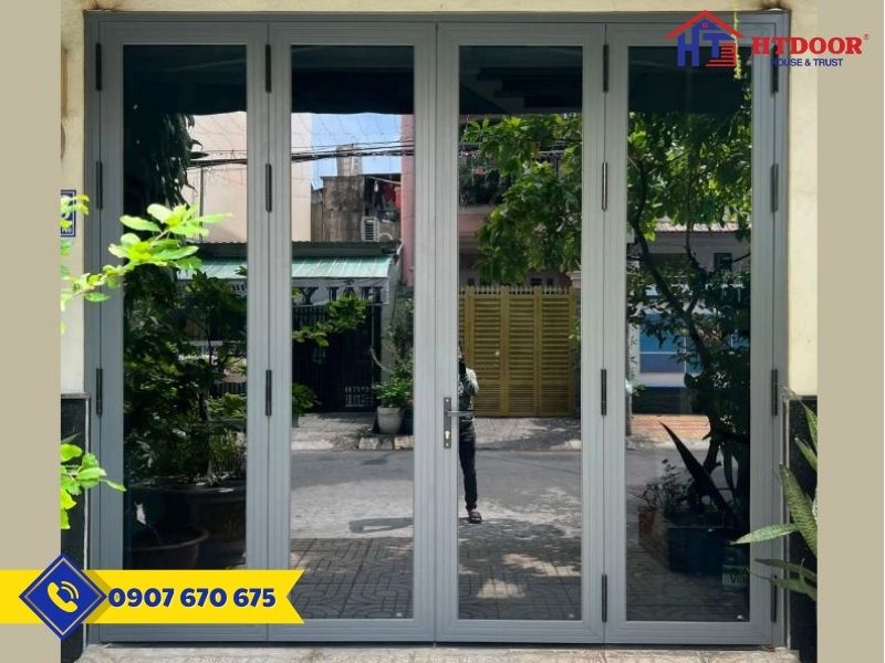 Cửa nhôm Xingfa 4 cánh gấp gọn