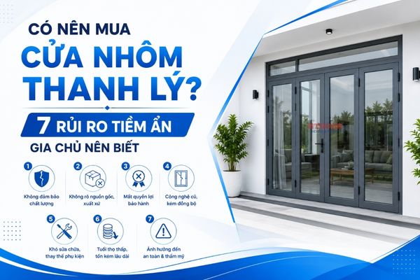Có nên mua cửa nhôm thanh lý