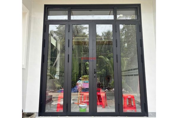 Cửa nhôm Xingfa 4 cánh mở quay