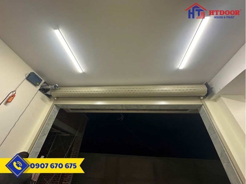 Cửa cuốn công nghệ Đức cuộn lên