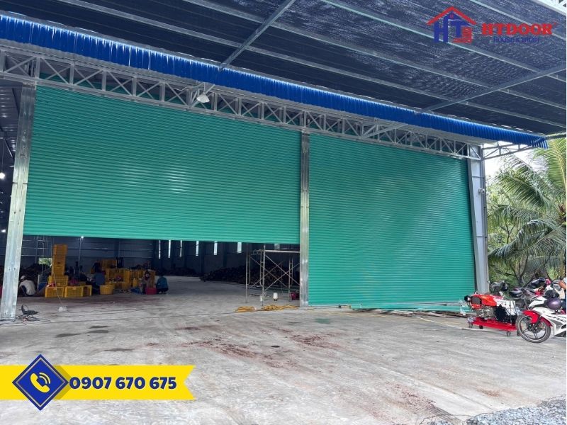 Công trình cửa cuốn công nghệ Đài Loan tại Trà Vinh