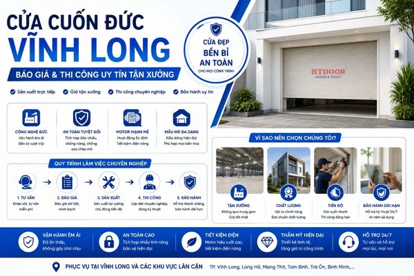 Cửa cuốn Đức Vĩnh Long