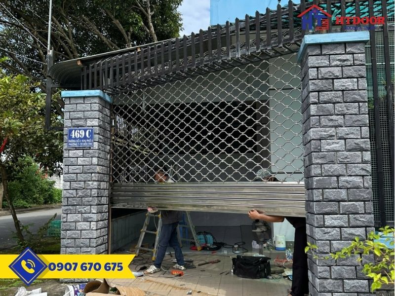 Cửa cuốn lưới mắc võng