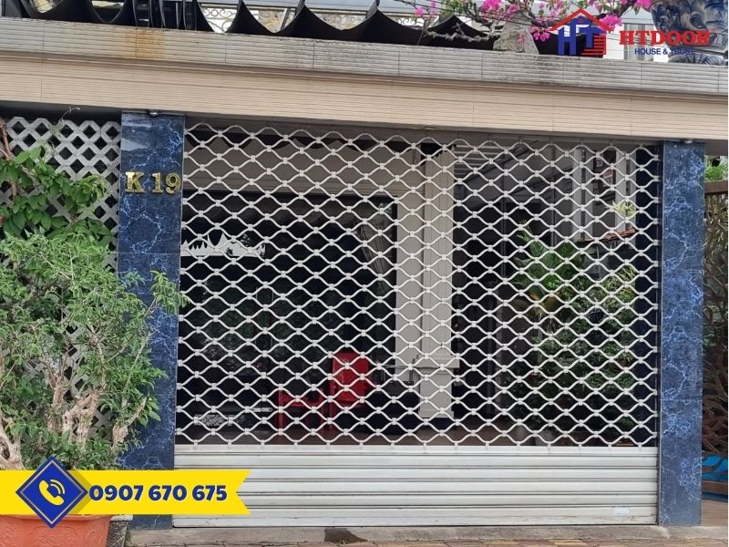 Cửa cuốn mắc võng sơn tĩnh điện