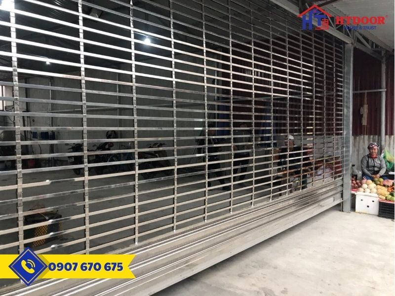 Cửa cuốn song ngang Inox
