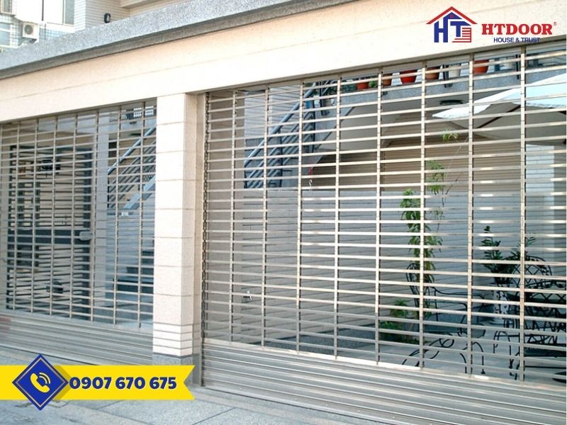 Cửa cuốn song ngang
