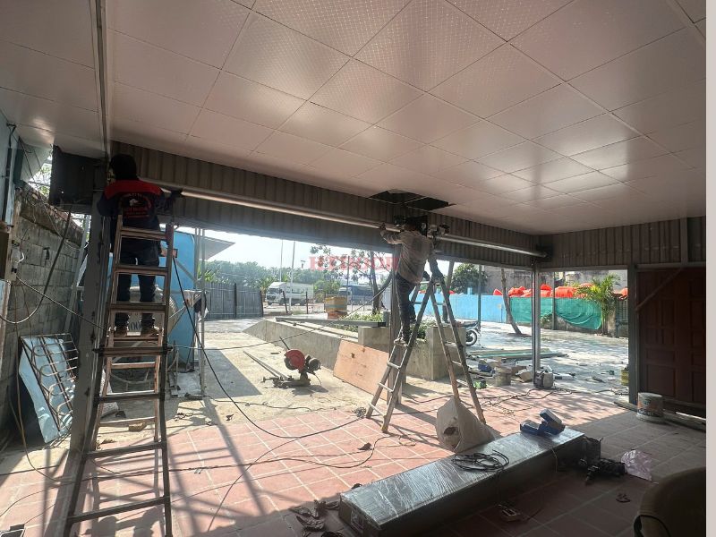 Thi công lắp đặt cửa cuốn tại Trà Vinh