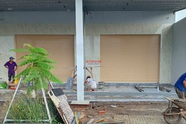 Hoàn thiện và bàn giao công trình cửa cuốn công nghệ Đài Loan