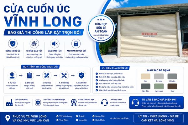 Cửa cuốn công nghệ Úc Vĩnh Long