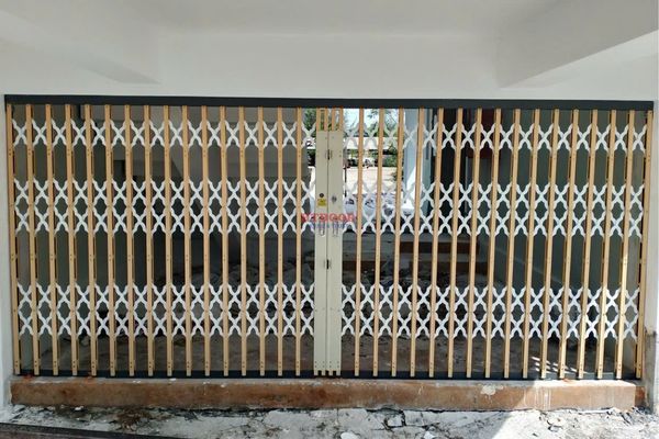 Cửa kéo Đài Loan mạ màu không lá