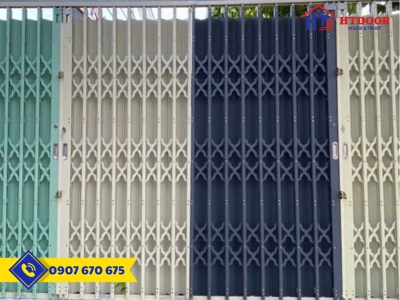 Màu sắc cửa kéo sơn tĩnh điện