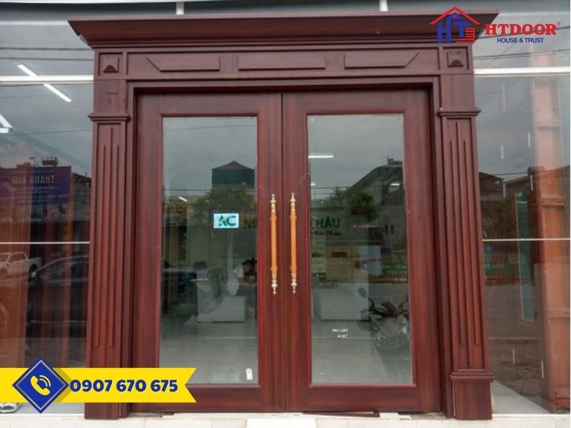 Cửa hệ thủy lực bản lề sàn