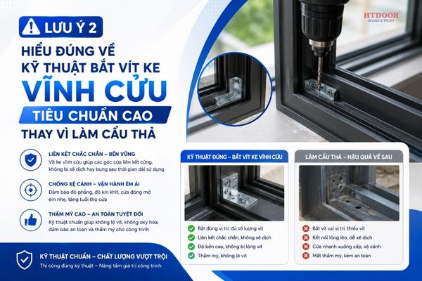 Lưu ý khi chọn lắp đặt cửa nhôm Tiền Giang