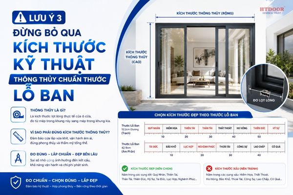 Lưu ý khi lắp đặt cửa nhôm Tiền Giang
