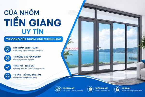 Lắp đặt cửa nhôm tại Tiền Giang uy tín chất lượng