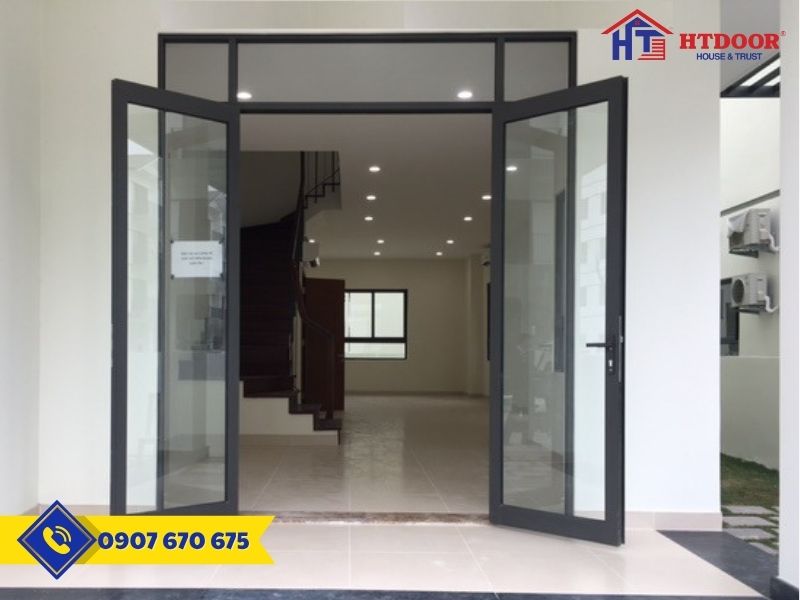 Cửa nhôm Xingfa 2 cánh mở quay