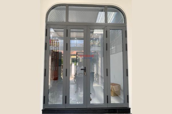 Cửa nhôm Xingfa 4 cánh mở quay hệ 55