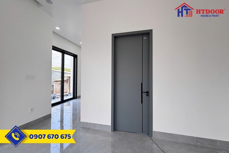 Cửa nhựa ABS màu xám