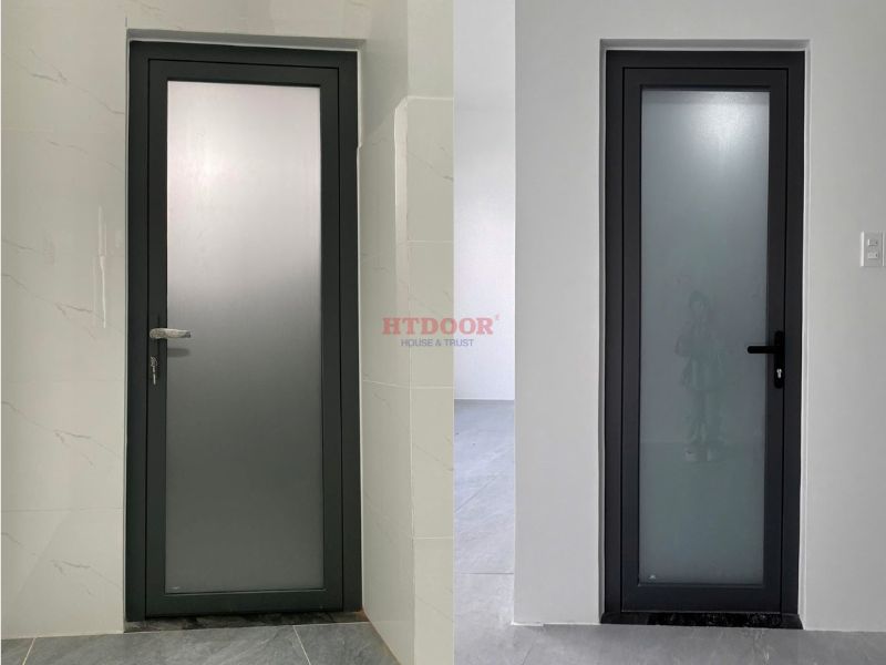 Cửa phòng nhôm Xingfa kính mờ
