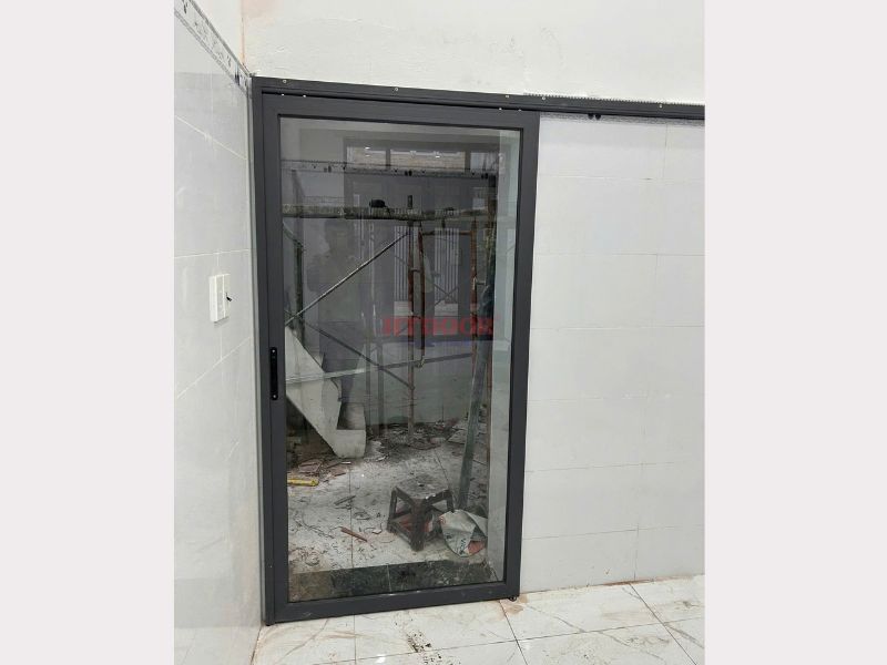 Cửa nhôm Xingfa lùa 1 cánh ray treo