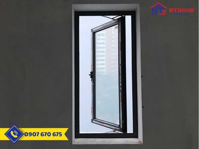 Cửa sổ nhôm Xingfa 1 cánh mở quay
