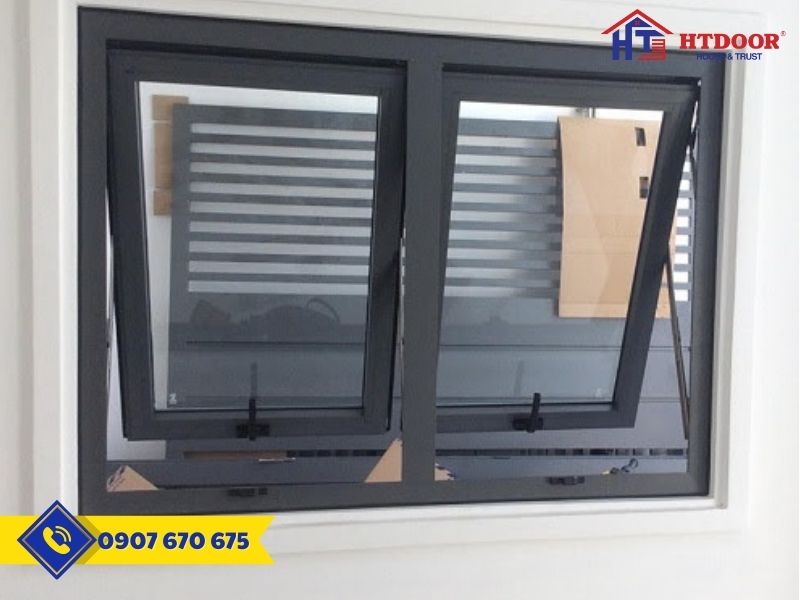 Cửa sổ nhôm Xingfa mở hất 2 cánh