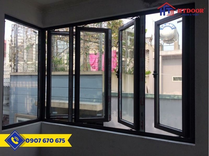 Cửa sổ nhôm Xingfa phòng khách