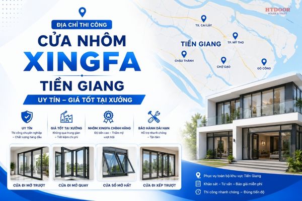 Lắp đặt cửa nhôm tại Tiền Giang