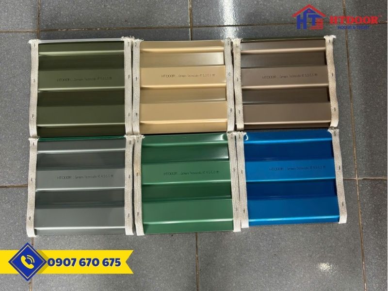 Màu cửa cuốn công nghệ Úc