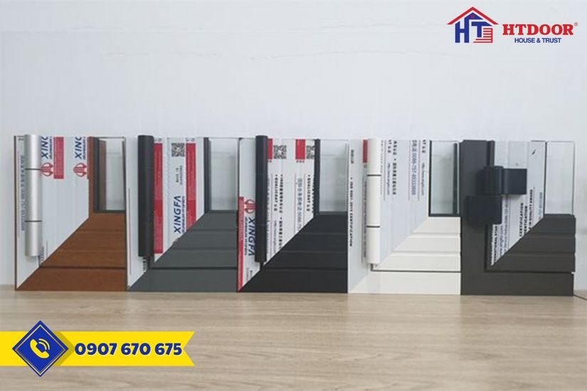 Bảng màu nhôm Xingfa - Đa dạng màu sắc