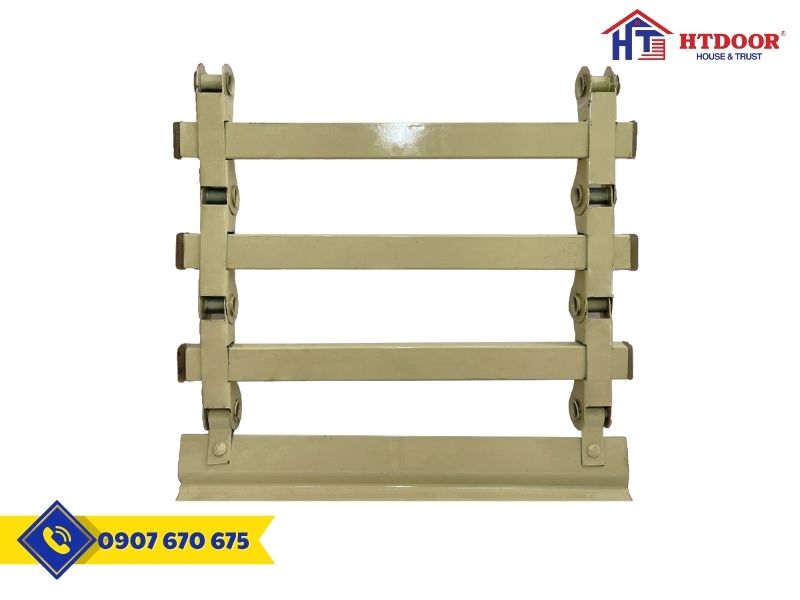 Nan cửa cuốn song ngang sơn tĩnh điện