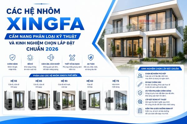 Cấc hệ nhôm Xingfa