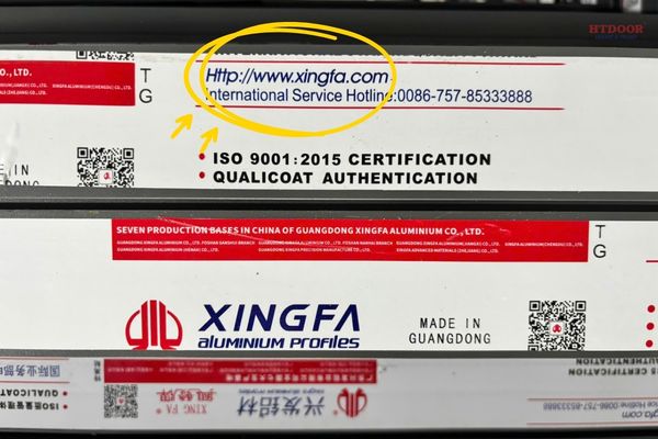 Tem nhôm Xingfa Nhập Khẩu cũ