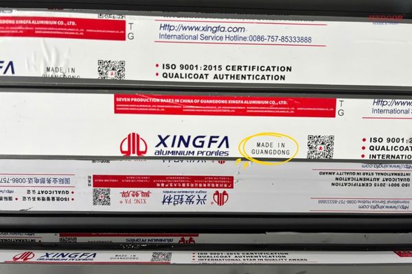 Tem Nhôm Xingfa Quảng Đông cũ