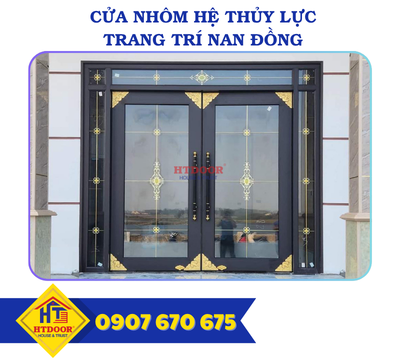 CỬA NHÔM HỆ THỦY LỰC TRANG TRÍ NAN ĐỒNG