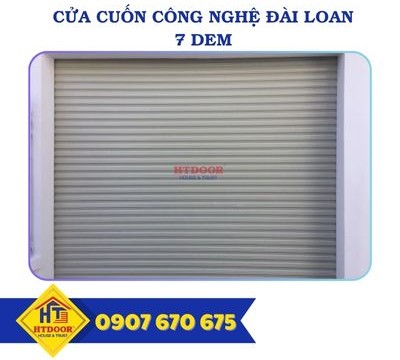 CỬA CUỐN CÔNG NGHỆ ĐÀI LOAN 7 DEM