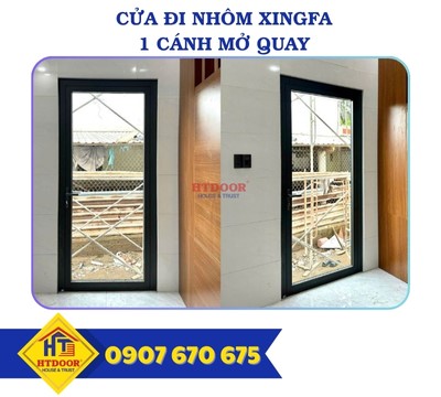 CỬA NHÔM XINGFA 1 CÁNH MỞ QUAY