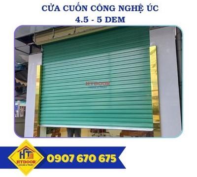 CỬA CUỐN CÔNG NGHỆ ÚC 4.5 - 5 DEM