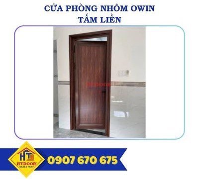 CỬA PHÒNG NHÔM OWIN TẤM LIỀN