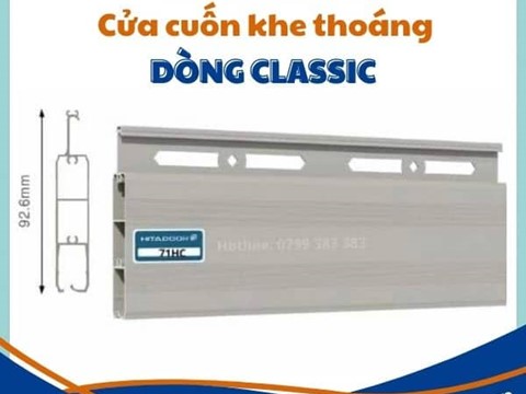 Cửa cuốn khe thoáng Hitadoor 71HC