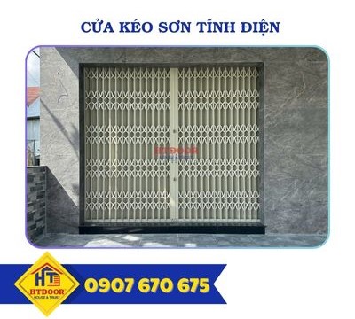 CỬA KÉO SƠN TĨNH ĐIỆN