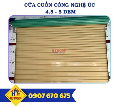 CỬA CUỐN CÔNG NGHỆ ÚC 4.5 - 5 DEM