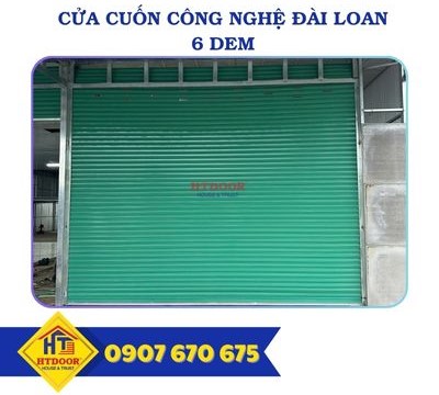 CỬA CUỐN CÔNG NGHỆ ĐÀI LOAN 6 DEM