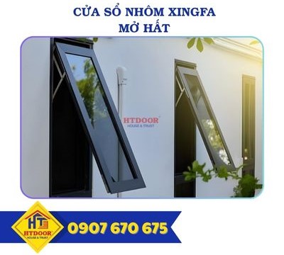 CỬA SỔ NHÔM XINGFA MỞ HẤT