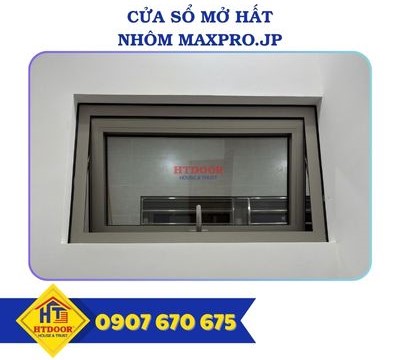 CỬA SỔ MỞ HẤT NHÔM MAXPRO.JP