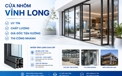 CỬA NHÔM VĨNH LONG UY TÍN CHẤT LƯỢNG GIÁ GỐC TẬN XƯỞNG THI CÔNG NHANH | HTDOOR