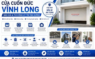CỬA CUỐN ĐỨC VĨNH LONG: BÁO GIÁ & THI CÔNG UY TÍN TẬN XƯỜNG