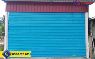 LẮP ĐẶT CỬA CUỐN KÉO TAY TẠI VĨNH LONG - HTDOOR